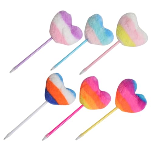DOITOOL 6 Stück Flauschige Pom Pom Kugelschreiber mit Bunte Weiche Schreibgeräte für Schule Büro und Kreative Projekte für Schüler und Studenten DOITOOL 6 Stück Flauschige Pom Pom Kugelschreiber mit Bunte Weiche Schreibgeräte für Schule Büro und Kreative Projekte für Schüler und Studenten von DOITOOL