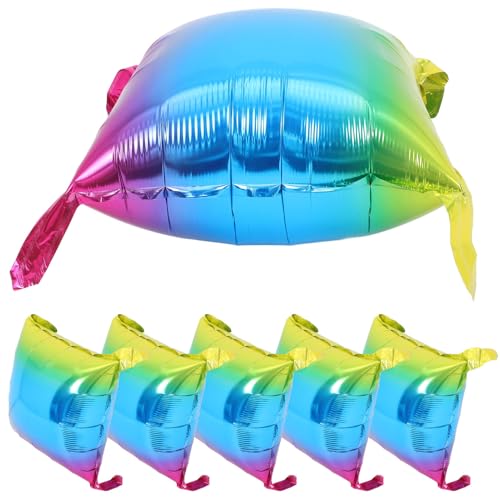 DOITOOL 6 Stück Gradientenballons Geburtstagsfeierdekorationen Aluminiumballon Quadratischer Ballon Requisiten Für Das Szenenlayout Geburtstag Luftballons Kleine Luftballons Aluminiumfolie DOITOOL 6 Stück Gradientenballons Geburtstagsfeierdekorationen Aluminiumballon Quadratischer Ballon Requisiten Für Das Szenenlayout Geburtstag Luftballons Kleine Luftballons Aluminiumfolie von DOITOOL