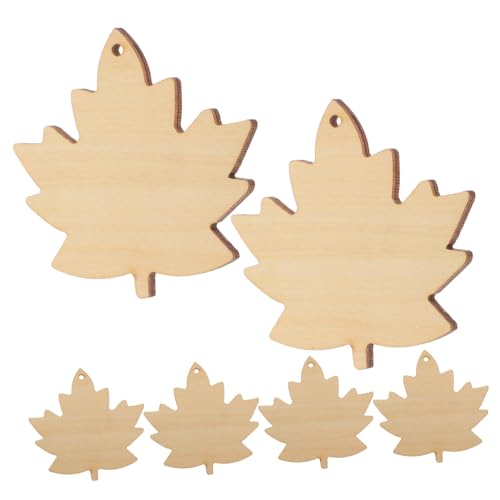 DOITOOL 6 Stück Holzchip DIY Herbstblätter Ausschnitte Holzschmuck für das Kunsthandwerk hölzerne Blätterverzierungen Ahornblattförmige hängende Ornamente Herbstliches Holzdekor Beige DOITOOL 6 Stück Holzchip DIY Herbstblätter Ausschnitte Holzschmuck für das Kunsthandwerk hölzerne Blätterverzierungen Ahornblattförmige hängende Ornamente Herbstliches Holzdekor Beige von DOITOOL