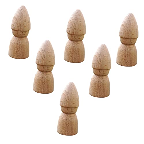 DOITOOL 6 Stück Holzpuppen zum Selbergestalten Diy Graffiti Puppen Unvollendete Holzfiguren für Bastelprojekte und DOITOOL 6 Stück Holzpuppen zum Selbergestalten Diy Graffiti Puppen Unvollendete Holzfiguren für Bastelprojekte und von DOITOOL