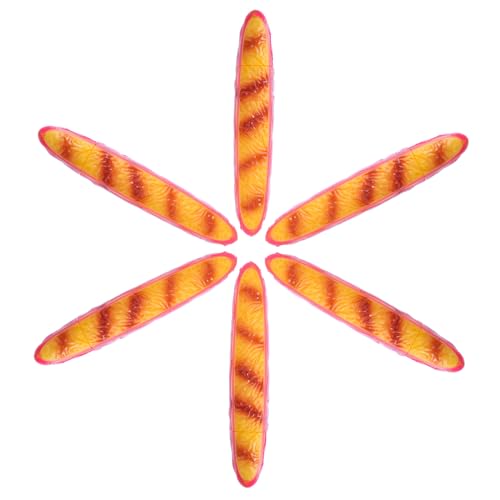 DOITOOL 6 Stück Hot Dog Kugelschreiber Fett Rundkugelschreiber Lustige Schreibstifte Zur Einschulung Partygeschenk Schüler Zubehör von DOITOOL