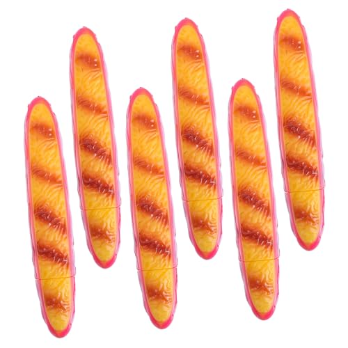 DOITOOL 6 Stück Hot Dog Kugelschreiber Realistische Food-pens für Schule und Party Lustige Schreibgeräte für Schüler Kawaii Büro Schreibtisch-accessoires Perfektes Back-to-school Geschenk von DOITOOL