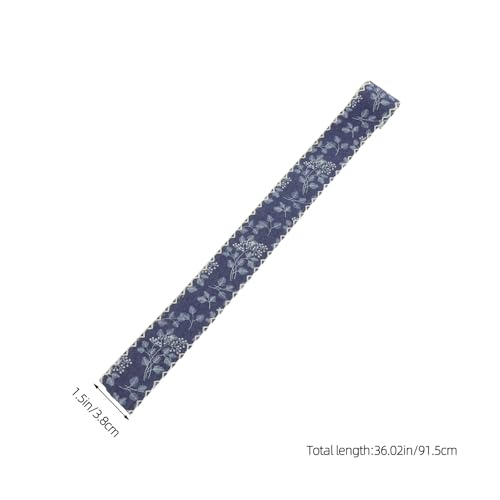 DOITOOL 6 Stück Jeansband – Vintage-Stoffband für Heimwerker, Haarspangen, Schleifen, Kleidungsstücke, Nähen und Hochzeitssträuße, Basteln, Verpacken von DOITOOL