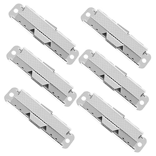 DOITOOL 6 Stück Klemmbrett Clips Metall Dokumenten Klemmen aus Stabil und Rostfrei für Büro und Schule zur Sicheren Ablage von Unterlagen und Notizen von DOITOOL