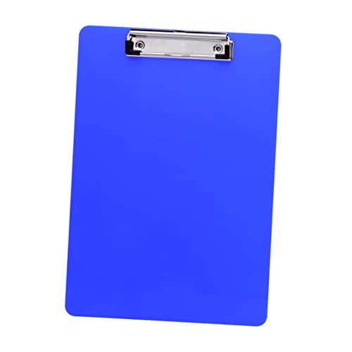 DOITOOL 6 Stück Klemmbrett aus Kunststoff Blau mit Abgerundeten Ecken für Notizen Dokumente und Memos für Büro Schule und Zuhause Leicht und Langlebig von DOITOOL