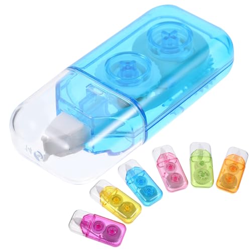 DOITOOL 6 Stück Korrekturband für Schüler Mini Schreibkorrekturband Einfache Anwendung Tragbar für Schule und Büro Regenbogenfarben DOITOOL 6 Stück Korrekturband für Schüler Mini Schreibkorrekturband Einfache Anwendung Tragbar für Schule und Büro Regenbogenfarben von DOITOOL