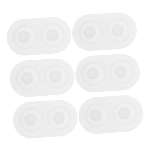 DOITOOL 6 Stück Kristallkleberpuppenaugenform für Herstellung Ton Giessform Silikon Augapfel-Gussform Silikonform zum Basteln Augapfel-Silikonform silikonform selber machen Kieselgel Weiß DOITOOL 6 Stück Kristallkleberpuppenaugenform für Herstellung Ton Giessform Silikon Augapfel-Gussform Silikonform zum Basteln Augapfel-Silikonform silikonform selber machen Kieselgel Weiß von DOITOOL