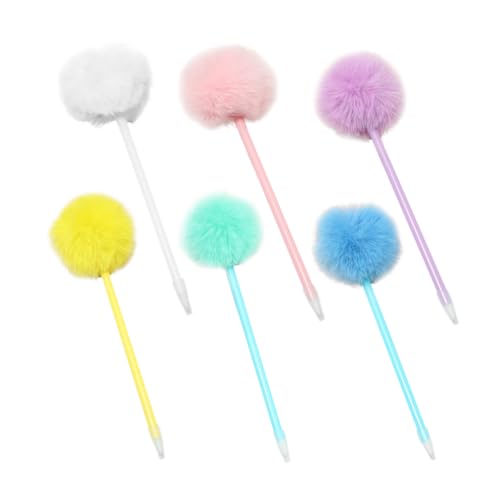 DOITOOL 6 Stück Kugelschreiber Kawaii-Stifte süße Stifte kawaii Pom-Pom-Stifte kawaii bürobedarf süßer Stift Plastik DOITOOL 6 Stück Kugelschreiber Kawaii-Stifte süße Stifte kawaii Pom-Pom-Stifte kawaii bürobedarf süßer Stift Plastik von DOITOOL