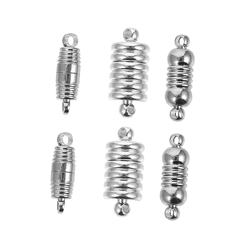 DOITOOL 6 Stück Magnetverschlüsse für Schmuck und Armband Diy Praktische Verbindungselemente für Handarbeiten DOITOOL 6 Stück Magnetverschlüsse für Schmuck und Armband Diy Praktische Verbindungselemente für Handarbeiten von DOITOOL