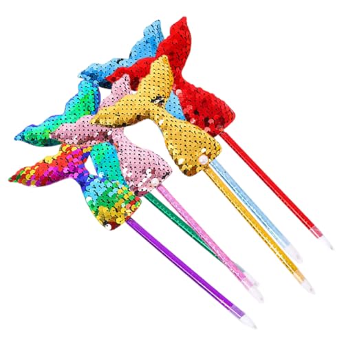 DOITOOL 6 Stück Meerjungfrau Kugelschreiber Glattes Schreiben Praktische Gelstifte Blau Rot Grün Gelb für Schule und Kreative Projekte DOITOOL 6 Stück Meerjungfrau Kugelschreiber Glattes Schreiben Praktische Gelstifte Blau Rot Grün Gelb für Schule und Kreative Projekte von DOITOOL