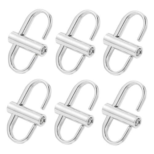 DOITOOL 6 Stück Metall Ketten Taschenriemen Schnallen zur Längenverstellung Kurze Gurt Verkürzer Einfache Handhabung Multifunktionale Ersatz und Schmuckverlängerung für Kettenhandtaschen DOITOOL 6 Stück Metall Ketten Taschenriemen Schnallen zur Längenverstellung Kurze Gurt Verkürzer Einfache Handhabung Multifunktionale Ersatz und Schmuckverlängerung für Kettenhandtaschen von DOITOOL
