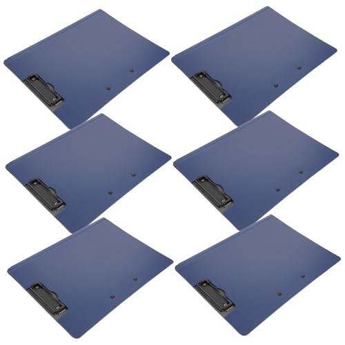 DOITOOL 6 Stück Multifunktionales Klemmbrett Teilig Doppelseitige Clipmappe mit Drehbarem Deckel Leichter Dokumentenhalter für Büro Lehrer und Konferenzen Horizontal Vertikal Nutzbar DOITOOL 6 Stück Multifunktionales Klemmbrett Teilig Doppelseitige Clipmappe mit Drehbarem Deckel Leichter Dokumentenhalter für Büro Lehrer und Konferenzen Horizontal Vertikal Nutzbar von DOITOOL