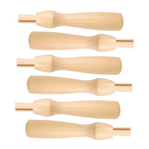 DOITOOL 6 Stück Nadelgriff Filzen Griffe Handhaben Und Werkzeug Gebogen Filznadelteile Nadelfilzgriff-set Zubehör Für Filznadeln Filzzubehör Khaki Holz DOITOOL 6 Stück Nadelgriff Filzen Griffe Handhaben Und Werkzeug Gebogen Filznadelteile Nadelfilzgriff-set Zubehör Für Filznadeln Filzzubehör Khaki Holz von DOITOOL