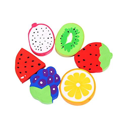 DOITOOL 6 Stück Radiergummis Fruchtform Kreatives Schreibwaren für Schüler Weiche Tragbare Radierer für Schule Kunst und Büro Gemustert DOITOOL 6 Stück Radiergummis Fruchtform Kreatives Schreibwaren für Schüler Weiche Tragbare Radierer für Schule Kunst und Büro Gemustert von DOITOOL