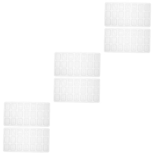 DOITOOL 6 Stück Silikon Mahjong Gussform Flexibel Langlebig DIY Bastelzubehör für Harz Epoxidharz Handwerk Kreative Würfel Herstellung Praktisch Sicher Umweltfreundlich von DOITOOL