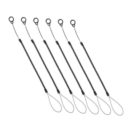 DOITOOL 6 Stück Stylus-kabel Anti-verlust-hängeseil Stiftkette Für Klemmbrett Trageband Für Tauchkameras Fallende Lanyard Bleistift-lanyard Spannte Stiftleine Plastik Black DOITOOL 6 Stück Stylus-kabel Anti-verlust-hängeseil Stiftkette Für Klemmbrett Trageband Für Tauchkameras Fallende Lanyard Bleistift-lanyard Spannte Stiftleine Plastik Black von DOITOOL