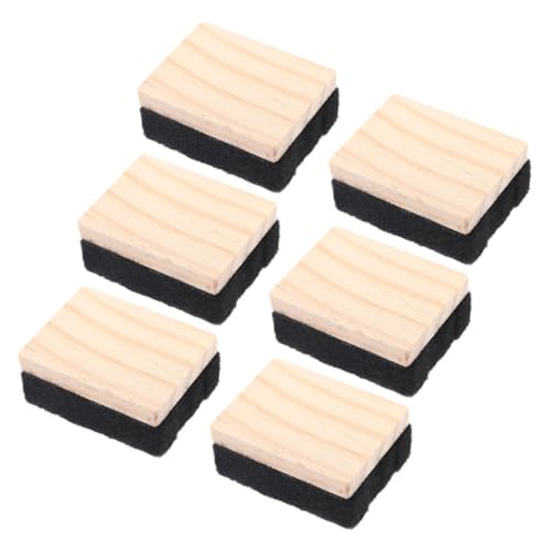 DOITOOL 6 Stück Tafelradierer aus Holz Radiergummis Schule Radiergummi für Trockenlöschtafel Whiteboard Tafelwischer Staubfreier Kreidereiniger Tafelschwamm Tafelreiniger gefühlt DOITOOL 6 Stück Tafelradierer aus Holz Radiergummis Schule Radiergummi für Trockenlöschtafel Whiteboard Tafelwischer Staubfreier Kreidereiniger Tafelschwamm Tafelreiniger gefühlt von DOITOOL