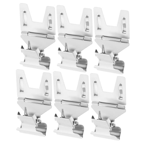 DOITOOL 6 Stück Tag Clip Set Metallschilder Halter für Preisauszeichnung Geschäften und Supermärkten Stabil und Leicht für Werbeschilder und Etiketten von DOITOOL