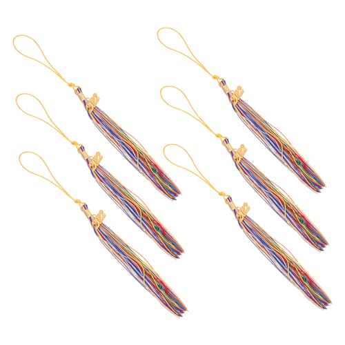 DOITOOL 6 Stück Teiliges Abschlussquasten für Doktorhüte Dekorative Anhänger Polyester für Unvergessliche Erinnerungen Graduation Party DOITOOL 6 Stück Teiliges Abschlussquasten für Doktorhüte Dekorative Anhänger Polyester für Unvergessliche Erinnerungen Graduation Party von DOITOOL