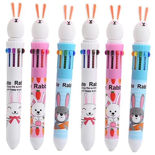 DOITOOL 6 Stück Teiliges Bunte Kugelschreiber mit Glatter Langlebig Leicht für Schule Büro Tägliches Schreiben und Zeichnen Geeignet Multifunktionale Stifte für Jugendliche DOITOOL 6 Stück Teiliges Bunte Kugelschreiber mit Glatter Langlebig Leicht für Schule Büro Tägliches Schreiben und Zeichnen Geeignet Multifunktionale Stifte für Jugendliche von DOITOOL
