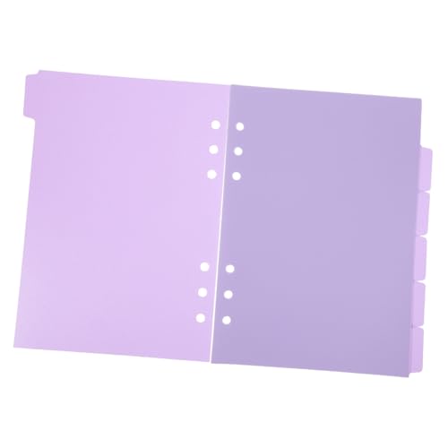 DOITOOL 6 Stück Teiliges Bunte Trennblätter mit Lochung Stabile Ordner Register mit Laschen Wiederverwendbar Vielseitig für Ringordner Büro Schule und Notizbücher Geeignet DOITOOL 6 Stück Teiliges Bunte Trennblätter mit Lochung Stabile Ordner Register mit Laschen Wiederverwendbar Vielseitig für Ringordner Büro Schule und Notizbücher Geeignet von DOITOOL
