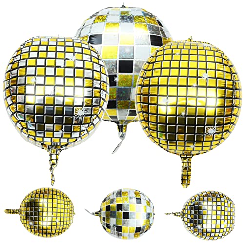 DOITOOL 6 Stück Teiliges Disco Ballon für Partys Glitzernde Folienballons für Geburtstagsfeiern Hochzeiten und Themenpartys von DOITOOL