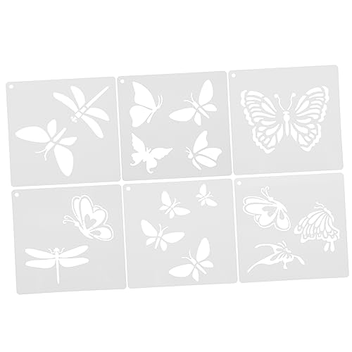 DOITOOL 6 Stück Teiliges Diy Graffiti Schablonen für Malprojekte Wiederverwendbare Zeichenschablonen für Notizbücher und Scrapbooking für Kunsthandwerk und Dekoration DOITOOL 6 Stück Teiliges Diy Graffiti Schablonen für Malprojekte Wiederverwendbare Zeichenschablonen für Notizbücher und Scrapbooking für Kunsthandwerk und Dekoration von DOITOOL