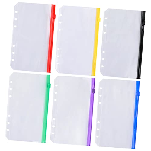 DOITOOL 6 Stück Teiliges Farbige PVC Reißverschlusstaschen Transparente Organizer Hüllen Praktische Dokumenten und Aufbewahrungstaschen für Büro Schule und Reisen DOITOOL 6 Stück Teiliges Farbige PVC Reißverschlusstaschen Transparente Organizer Hüllen Praktische Dokumenten und Aufbewahrungstaschen für Büro Schule und Reisen von DOITOOL