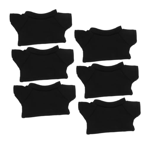 DOITOOL 6 Stück Teiliges Klassischer Plüschbär t shirts Weiche Formstabile Mini bärenkleidung Sublimations blanko T shirt für Stofftiere Rundhalsige Basic outfits für Kuschelbären DOITOOL 6 Stück Teiliges Klassischer Plüschbär t shirts Weiche Formstabile Mini bärenkleidung Sublimations blanko T shirt für Stofftiere Rundhalsige Basic outfits für Kuschelbären von DOITOOL