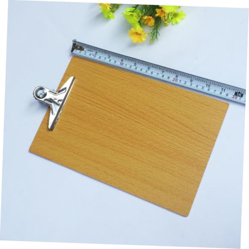 DOITOOL 6 Stück Teiliges Klemmbrett aus Holz mit Robustem Rostfreiem Metallclip Langlebiger Feder und Abgerundeten Ecken Stilvoll Bruchfest für Büro und Dokumentenaufbewahrung DOITOOL 6 Stück Teiliges Klemmbrett aus Holz mit Robustem Rostfreiem Metallclip Langlebiger Feder und Abgerundeten Ecken Stilvoll Bruchfest für Büro und Dokumentenaufbewahrung von DOITOOL