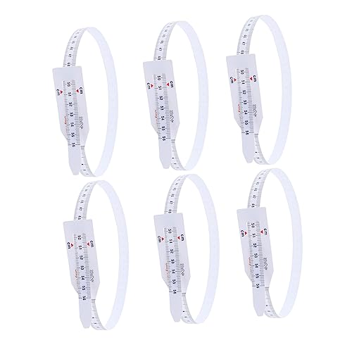 DOITOOL 6 Stück Teiliges Kopfumfang Messband für Junge Mädchen und Armumfangs Messwerkzeug Kunststoff Weiß Flexibles Maßband für Präzise Messungen Tragbar und Sicher DOITOOL 6 Stück Teiliges Kopfumfang Messband für Junge Mädchen und Armumfangs Messwerkzeug Kunststoff Weiß Flexibles Maßband für Präzise Messungen Tragbar und Sicher von DOITOOL