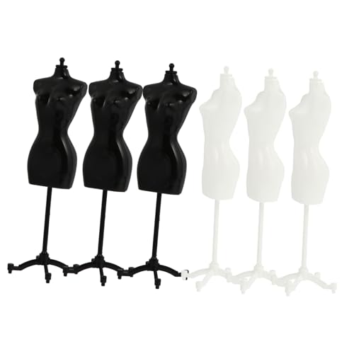 DOITOOL 6 Stück Teiliges Miniatur Puppenständer Langlebiger Halter für Puppenkleider ohne Falten Realistischer Mini Mannequin Stand Geeignet als Puppenzubehör für Puppenhäuser und DOITOOL 6 Stück Teiliges Miniatur Puppenständer Langlebiger Halter für Puppenkleider ohne Falten Realistischer Mini Mannequin Stand Geeignet als Puppenzubehör für Puppenhäuser und von DOITOOL