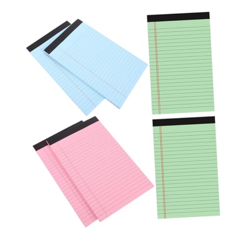 DOITOOL 6 Stück Teiliges Notizblock Liniert mit Dicken Blättern Mikroperforierte Schreibblöcke ohne Tintenverschmierung Farbige Legal Pads für Büro Schule und Zuhause Glattes DOITOOL 6 Stück Teiliges Notizblock Liniert mit Dicken Blättern Mikroperforierte Schreibblöcke ohne Tintenverschmierung Farbige Legal Pads für Büro Schule und Zuhause Glattes von DOITOOL