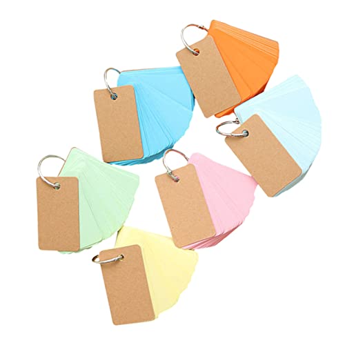 DOITOOL 6 Stück Teiliges Ring Notizbuch Tragbare Lose Karteikarten mit Metallring Wiederbefüllbar Vielseitig als Lernkarten Memo Pads und DIY Notizblätter Farblich Zufällige Farbe DOITOOL 6 Stück Teiliges Ring Notizbuch Tragbare Lose Karteikarten mit Metallring Wiederbefüllbar Vielseitig als Lernkarten Memo Pads und DIY Notizblätter Farblich Zufällige Farbe von DOITOOL