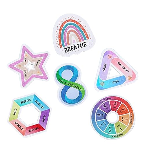DOITOOL 6 Stück Teiliges Sensorischer Aufkleber aus Langlebigem und Peva Strukturierte Beruhigende Sticker Bunten Farben Selbstklebend gegen Angst und Stress Geeignet für Erwachsene DOITOOL 6 Stück Teiliges Sensorischer Aufkleber aus Langlebigem und Peva Strukturierte Beruhigende Sticker Bunten Farben Selbstklebend gegen Angst und Stress Geeignet für Erwachsene von DOITOOL
