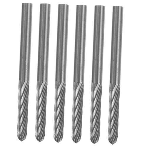 DOITOOL 6 Stück Teiliges Set Wolframkarbid Burrs für Präzises Entgraten Schaft für Metall Kunststoff und Holz für Heim und Industrieanwendungen DOITOOL 6 Stück Teiliges Set Wolframkarbid Burrs für Präzises Entgraten Schaft für Metall Kunststoff und Holz für Heim und Industrieanwendungen von DOITOOL