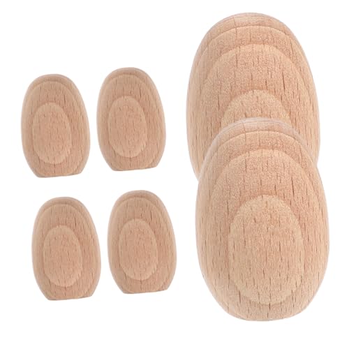 DOITOOL 6 Stück Teiliges Unbehandelte Holzeier aus Naturholz DIY und Bastelspielzeug für Miniatur Eier zum Bemalen und Dekorieren für Ostern und Kreative Gestaltung DOITOOL 6 Stück Teiliges Unbehandelte Holzeier aus Naturholz DIY und Bastelspielzeug für Miniatur Eier zum Bemalen und Dekorieren für Ostern und Kreative Gestaltung von DOITOOL