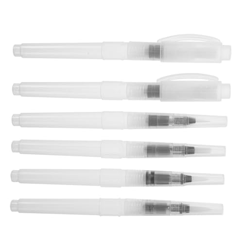 DOITOOL 6 Stück Teiliges Wasser Pinsel Set mit Nachfüllbaren Aquarellstiften Verschiedenen Spitze und Flache für Kreative Maltechniken für Anfänger und Unterwegs DOITOOL 6 Stück Teiliges Wasser Pinsel Set mit Nachfüllbaren Aquarellstiften Verschiedenen Spitze und Flache für Kreative Maltechniken für Anfänger und Unterwegs von DOITOOL