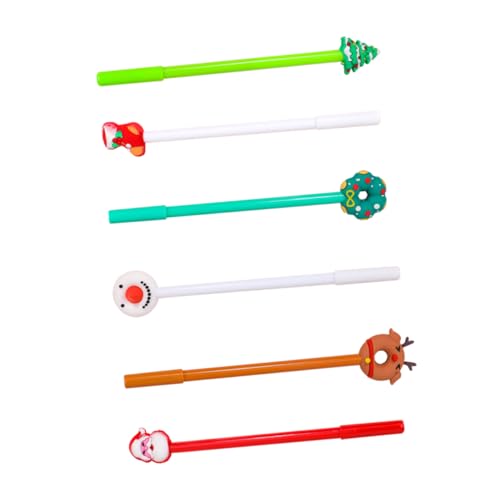 DOITOOL 6 Stück Teiliges Weihnachts Kugelschreiber mit Niedlichem Cartoon Design Fließende Langlebiger Kunststoff Komfortabler Griff für Schüler und Festliche Dekoration DOITOOL 6 Stück Teiliges Weihnachts Kugelschreiber mit Niedlichem Cartoon Design Fließende Langlebiger Kunststoff Komfortabler Griff für Schüler und Festliche Dekoration von DOITOOL