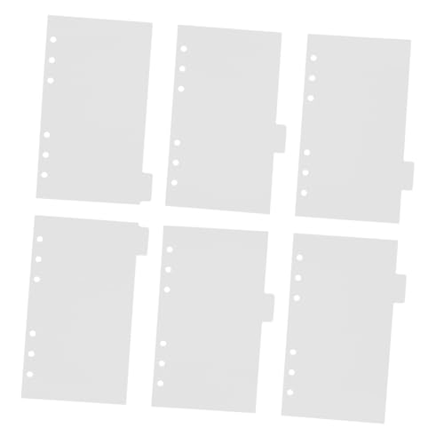 DOITOOL 6 Stück Transparente Acryl Nachfüllbare Notizbuchhülle Teiliges mit Abnehmbaren Einlagen für DIY Planer Organizer und Budgetplaner Klare Ringbuch Hülle für Dokumente und Notizen DOITOOL 6 Stück Transparente Acryl Nachfüllbare Notizbuchhülle Teiliges mit Abnehmbaren Einlagen für DIY Planer Organizer und Budgetplaner Klare Ringbuch Hülle für Dokumente und Notizen von DOITOOL