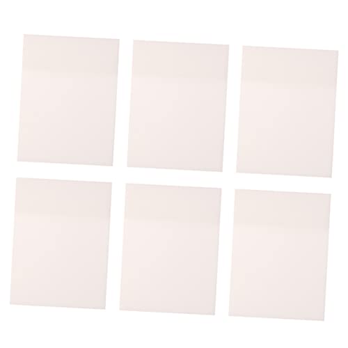 DOITOOL 6 Stück Transparente Selbstklebende Memo Notizen Wasserdichte Haftnotizen Praktische Notizzettel für Büro und Schule Wiederverwendbar DOITOOL 6 Stück Transparente Selbstklebende Memo Notizen Wasserdichte Haftnotizen Praktische Notizzettel für Büro und Schule Wiederverwendbar von DOITOOL