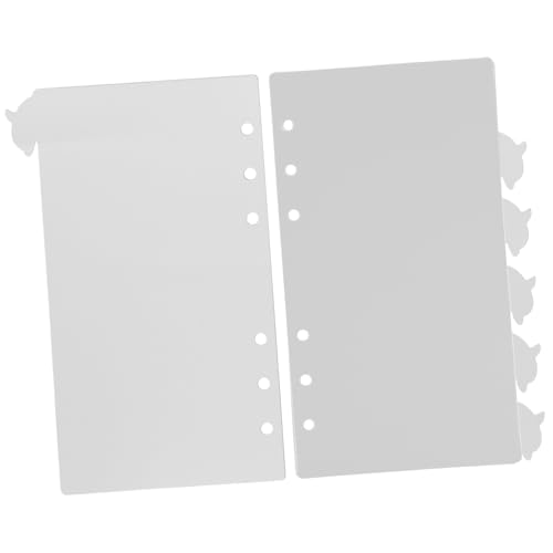 DOITOOL 6 Stück Trennseite Im Delphin-stil Index Klassifizierter Etiketten Farbige Binder -trenner Notizblock-marker Loseblatt-marker Ringbuchregisterkarten Gestanzte Ordnerteiler Weiß Pp DOITOOL 6 Stück Trennseite Im Delphin-stil Index Klassifizierter Etiketten Farbige Binder -trenner Notizblock-marker Loseblatt-marker Ringbuchregisterkarten Gestanzte Ordnerteiler Weiß Pp von DOITOOL