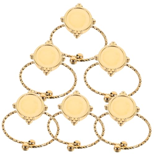 DOITOOL 6 Stück Verstellbare Ringrohlinge für Diy Schmuckherstellung Hochwertige Flache Basis für Ringgestaltungen für an Familie DOITOOL 6 Stück Verstellbare Ringrohlinge für Diy Schmuckherstellung Hochwertige Flache Basis für Ringgestaltungen für an Familie von DOITOOL