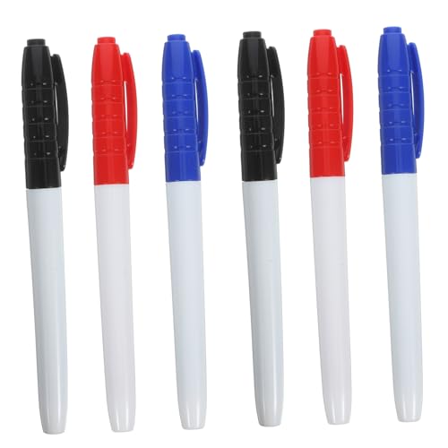 DOITOOL 6 Stück Wiederverwendbare Weiße Board Marker Spitze Trockene Radiermarker für Schule Büro und Zuhause Wasserbasierte Praktische Schreibwerkzeuge DOITOOL 6 Stück Wiederverwendbare Weiße Board Marker Spitze Trockene Radiermarker für Schule Büro und Zuhause Wasserbasierte Praktische Schreibwerkzeuge von DOITOOL