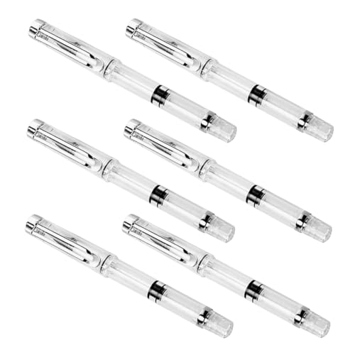 DOITOOL 6 Stück Wolf Hair Füllfederhalter Glattes Schreiben Pinsel für Chinesische Kalligraphie Sumi Malerei Tragbare Pinsel für und Kunst von DOITOOL