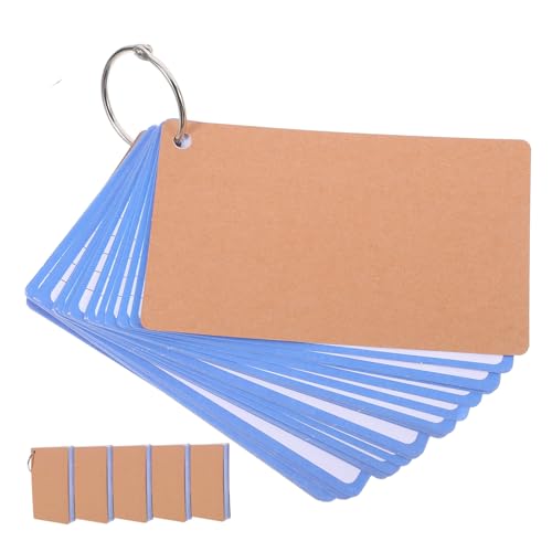 DOITOOL 6 Stück Word Card Notiz Book Notizkarten Mit Ring Farbige Notizkarten Karten Machen Spielkarten Selber Machen Leere Lernkarten Leere Spielkarten Beringte Karteikarten Blau Eisen DOITOOL 6 Stück Word Card Notiz Book Notizkarten Mit Ring Farbige Notizkarten Karten Machen Spielkarten Selber Machen Leere Lernkarten Leere Spielkarten Beringte Karteikarten Blau Eisen von DOITOOL