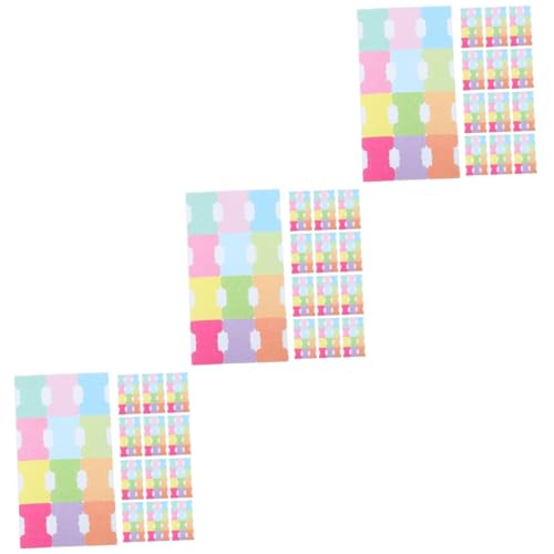DOITOOL 60 Blatt Beschreibbare Farbige Buchmarkierungen Mini Index Tabs für Notizen Leicht und Praktisch für Büro und Studium Repositionierbare Haftmarker für Bücher und Ordner von DOITOOL