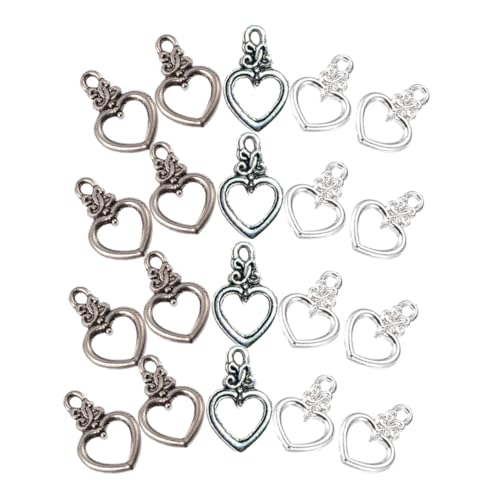 DOITOOL 60 Sätze Teiliges Herzförmiges Toggle verschluss Langlebiger Legierung Leichtes Schmuckzubehör für DIY Armband Halskettenherstellung Inklusive in Antiksilber Antikblau und Silber DOITOOL 60 Sätze Teiliges Herzförmiges Toggle verschluss Langlebiger Legierung Leichtes Schmuckzubehör für DIY Armband Halskettenherstellung Inklusive in Antiksilber Antikblau und Silber von DOITOOL