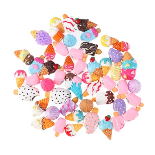 DOITOOL 60 Stck. Teiliges Resin Craft Charms Eiscreme Anhänger Handgemacht Dekorative DIY Schmuck Zubehör Für Bastelprojekte Geschenkideen DOITOOL 60 Stck. Teiliges Resin Craft Charms Eiscreme Anhänger Handgemacht Dekorative DIY Schmuck Zubehör Für Bastelprojekte Geschenkideen von DOITOOL