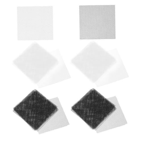 DOITOOL 60 Stück Augen-Mesh Gewebe Atmungsaktiv Bicolor für DIY Maskenherstellung Leichtes Stabiles Netzstoff für Kostüme Fursuit Cosplay und Party Zubehör von DOITOOL
